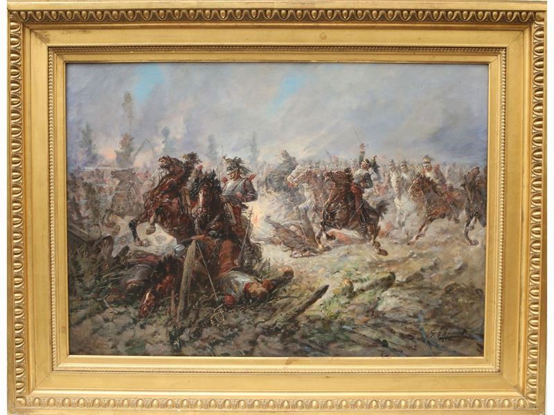 Corrazzieri Francesi alla Carica