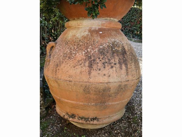 Terracotta jar by Galestro, F. Bianchi Impruneta