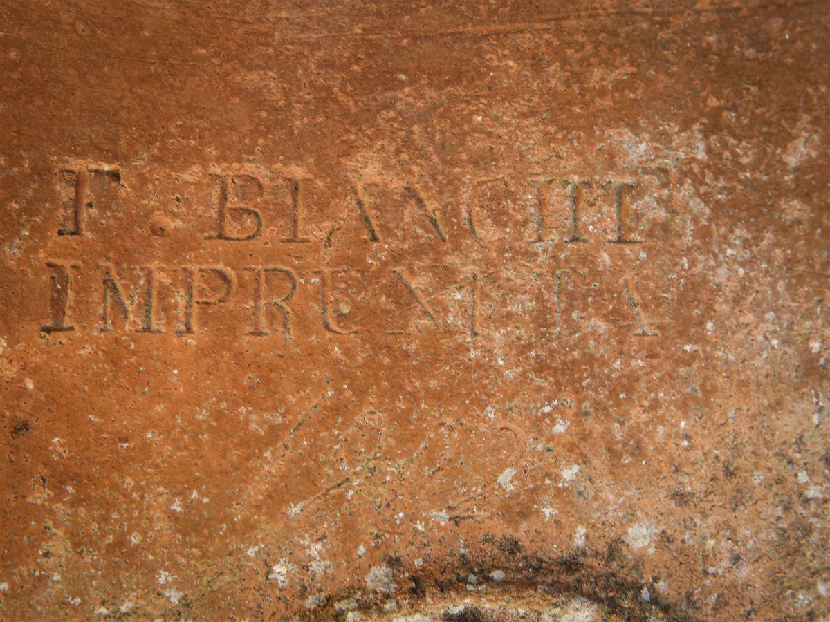 Orcio in Terracotta di Galestro, F. Bianchi Impruneta