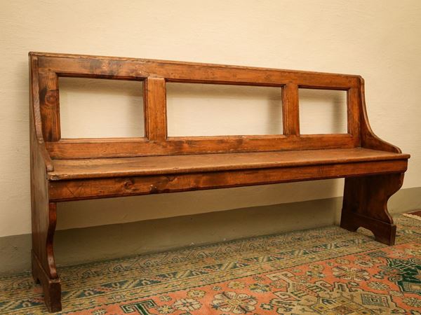 Softwood bench