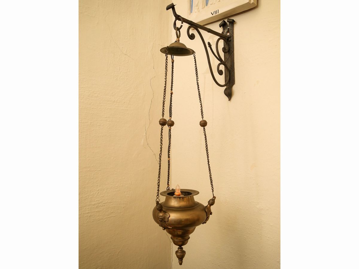 Coppia di Lanterne Votive in Ottone