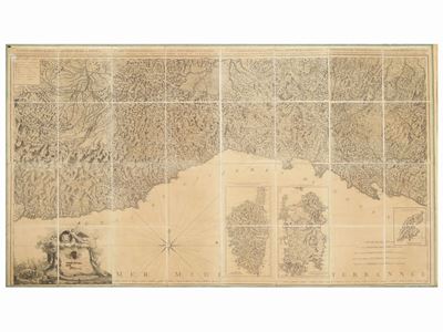Carta Topografica degli Stati della Repubblica di Genova