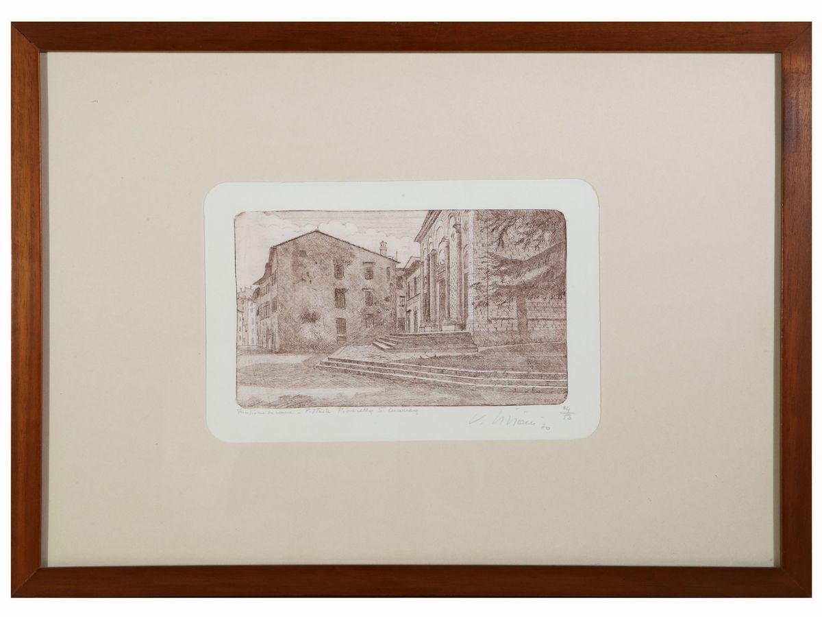 Viviano Viviani - Due Scorci di Pistoia