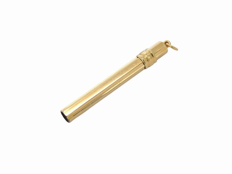 Pendente Portamatite Laminato in Oro Giallo