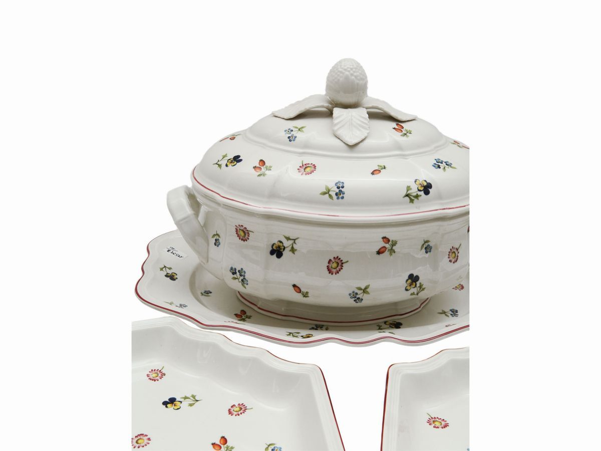 Set da Antipasti in Porcellana, Villeroy & Boch, Modello Petit Fleur