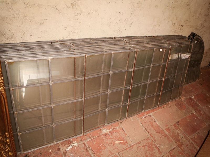 Assortimento di Vetrate D'epoca per Finestre