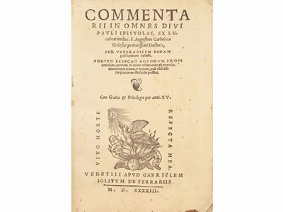 Commentarii in Omnes Divi Pauli Epistolas...