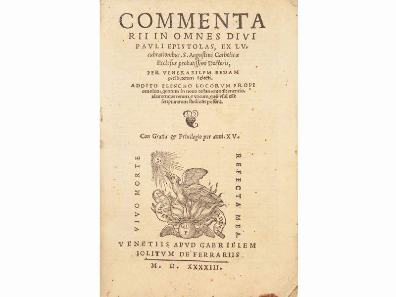 Beda Venerabilis - Commentarii in Omnes Divi Pauli Epistolas...