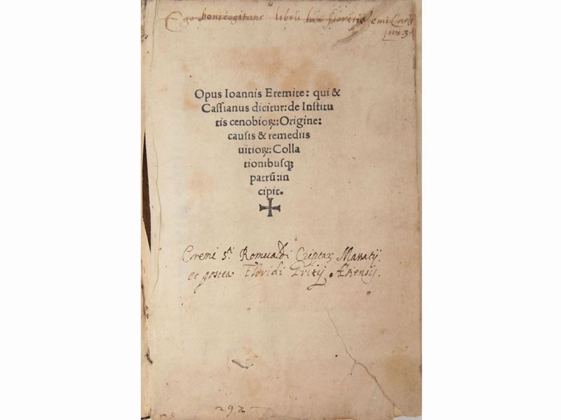 Opus Ioannis Eremite Qui & Cassianus Dicitur...
