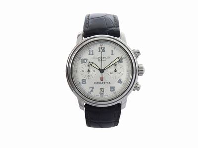 Cronografo da Polso per Uomo Blancpain Flyback Monaco Y.s. in Acciaio