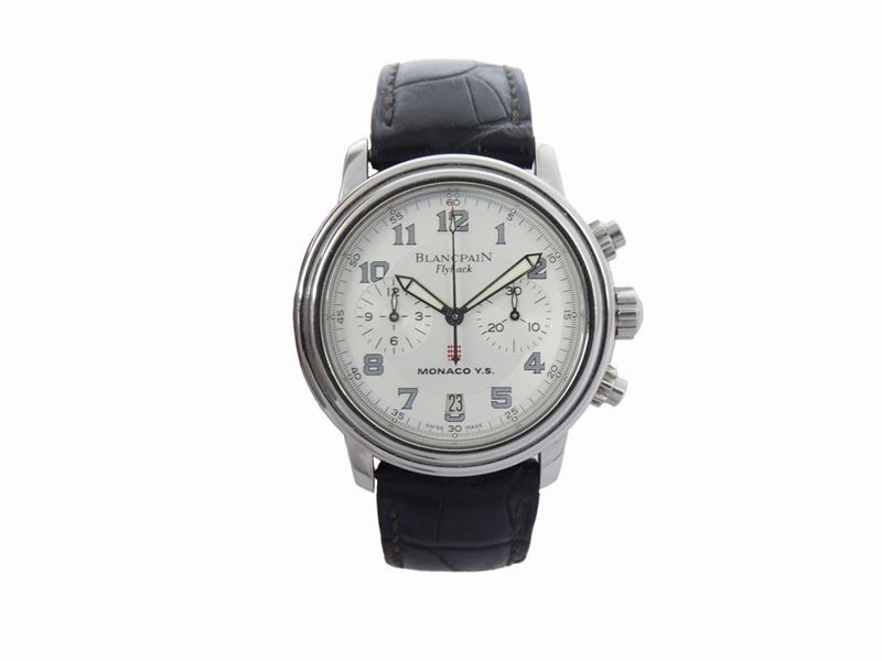 Cronografo da Polso per Uomo Blancpain Flyback Monaco Y.s. in Acciaio