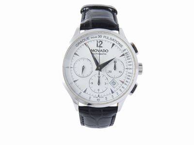 Cronografo da Polso per Uomo Movado in Oro Bianco