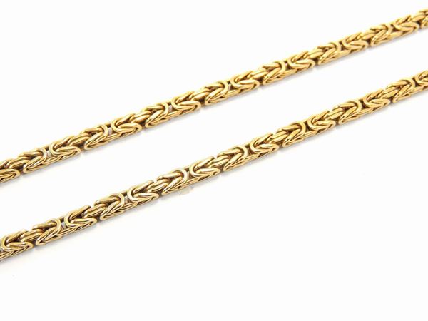 Yellow gold Mario Buccellati necklace