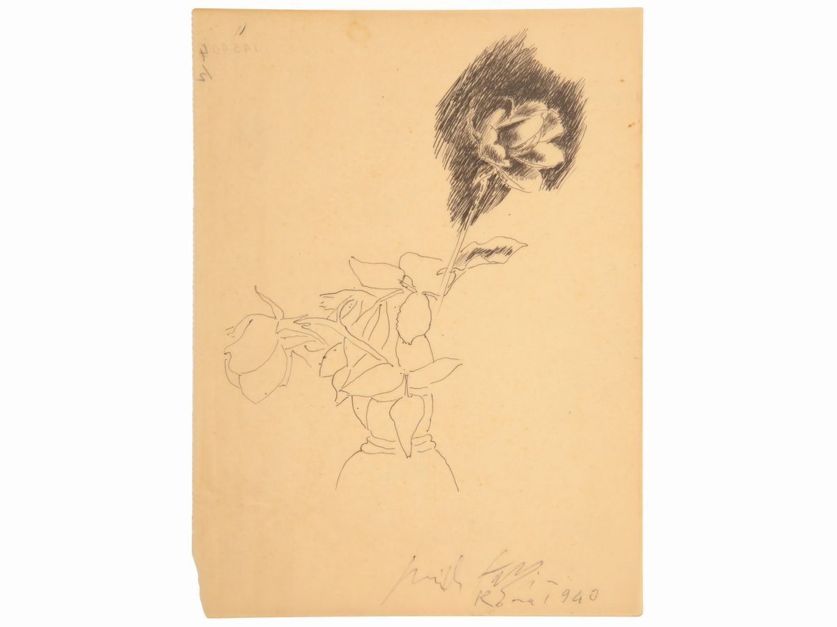Pericle Fazzini - Ritratto di Uomo 1935 e Rosa 1940