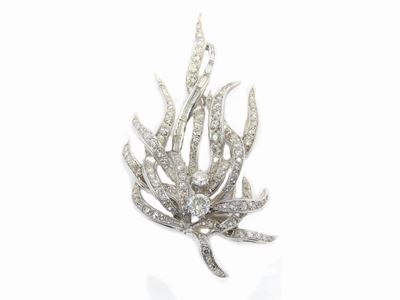 Spilla in Platino con Diamanti