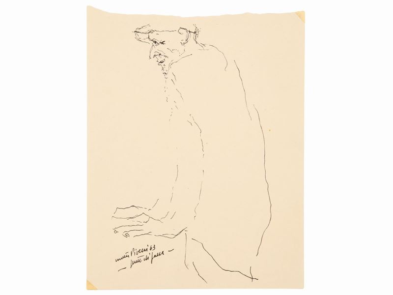 Walter Piacesi - Roma Piazza del Popolo 1962 e Personaggio 1963