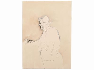 Uomo con Bicchiere 1978