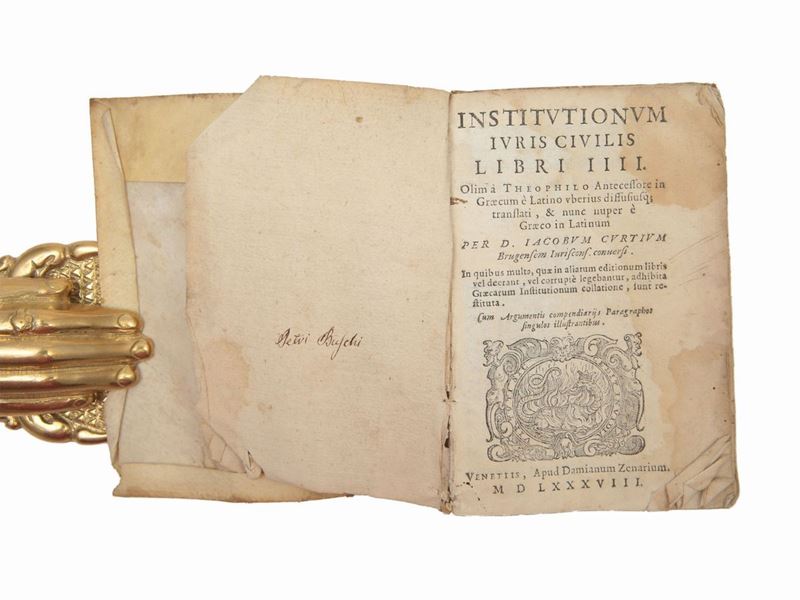 Institutionum Iuris Ciuilis Libri Iiii...