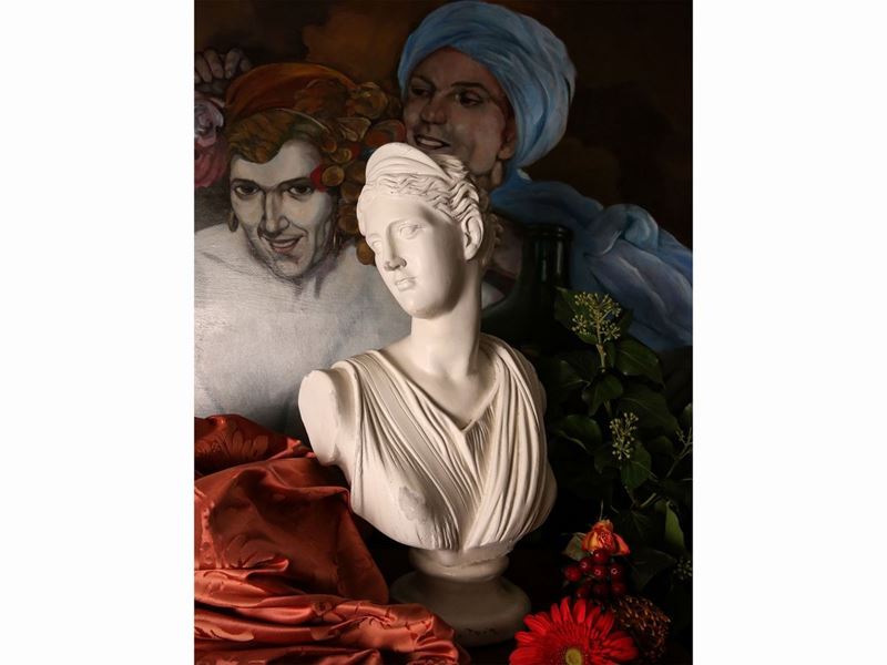 Busto Classico in Gesso