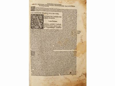 Suetonius Tranquillus Cum Philippi Beroaldi, Et Marci Antonii Sabellici Commentariis