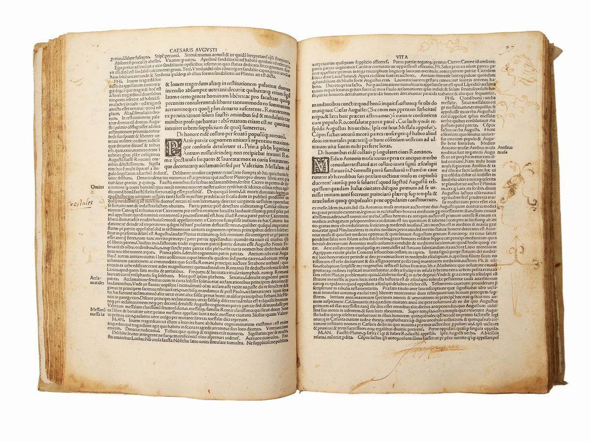 Gaius Svetonius Tranquillus - Suetonius Tranquillus Cum Philippi Beroaldi, Et Marci Antonii Sabel...
