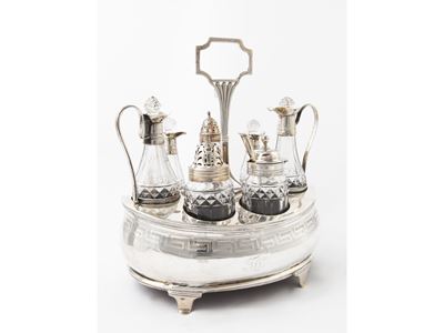 Oliera Ovale in Argento, William Abdy