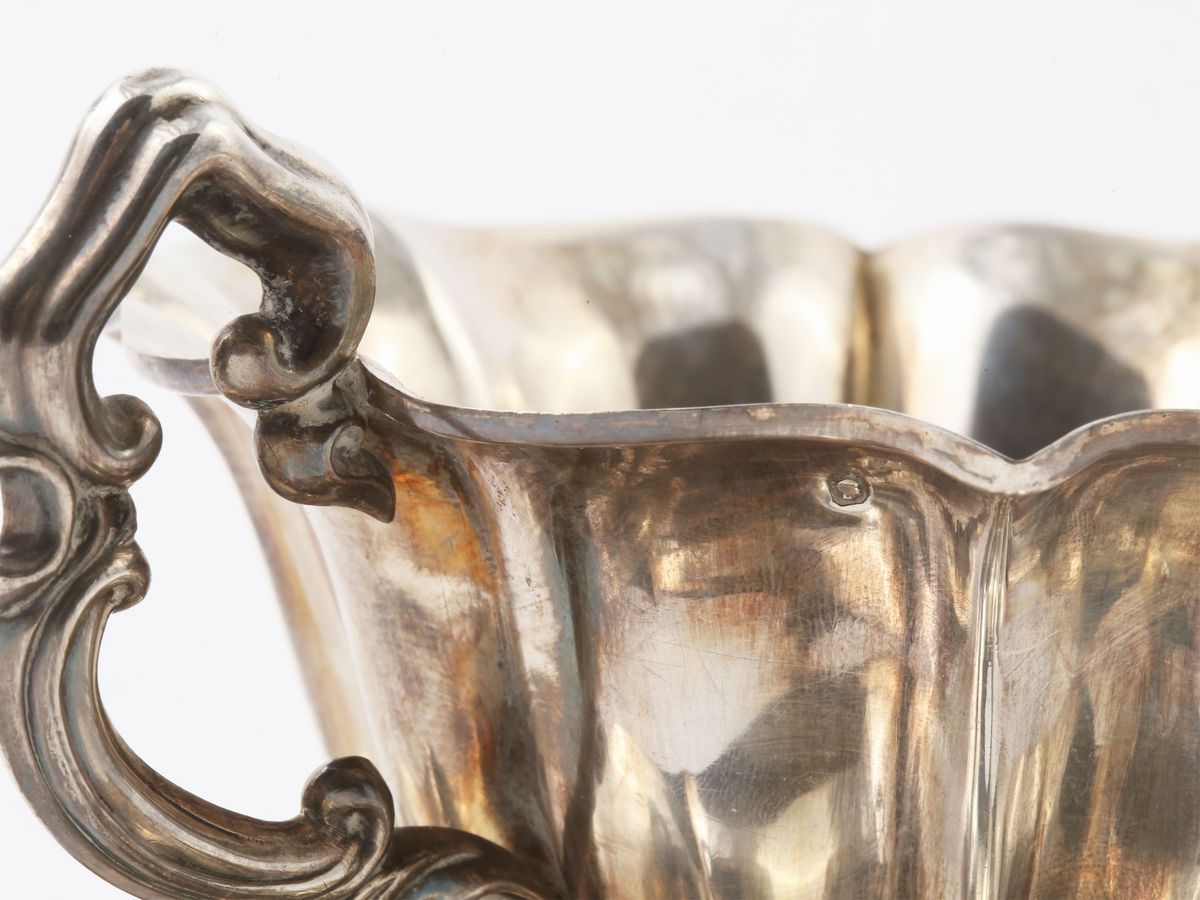 Tazza con Piattino in Argento