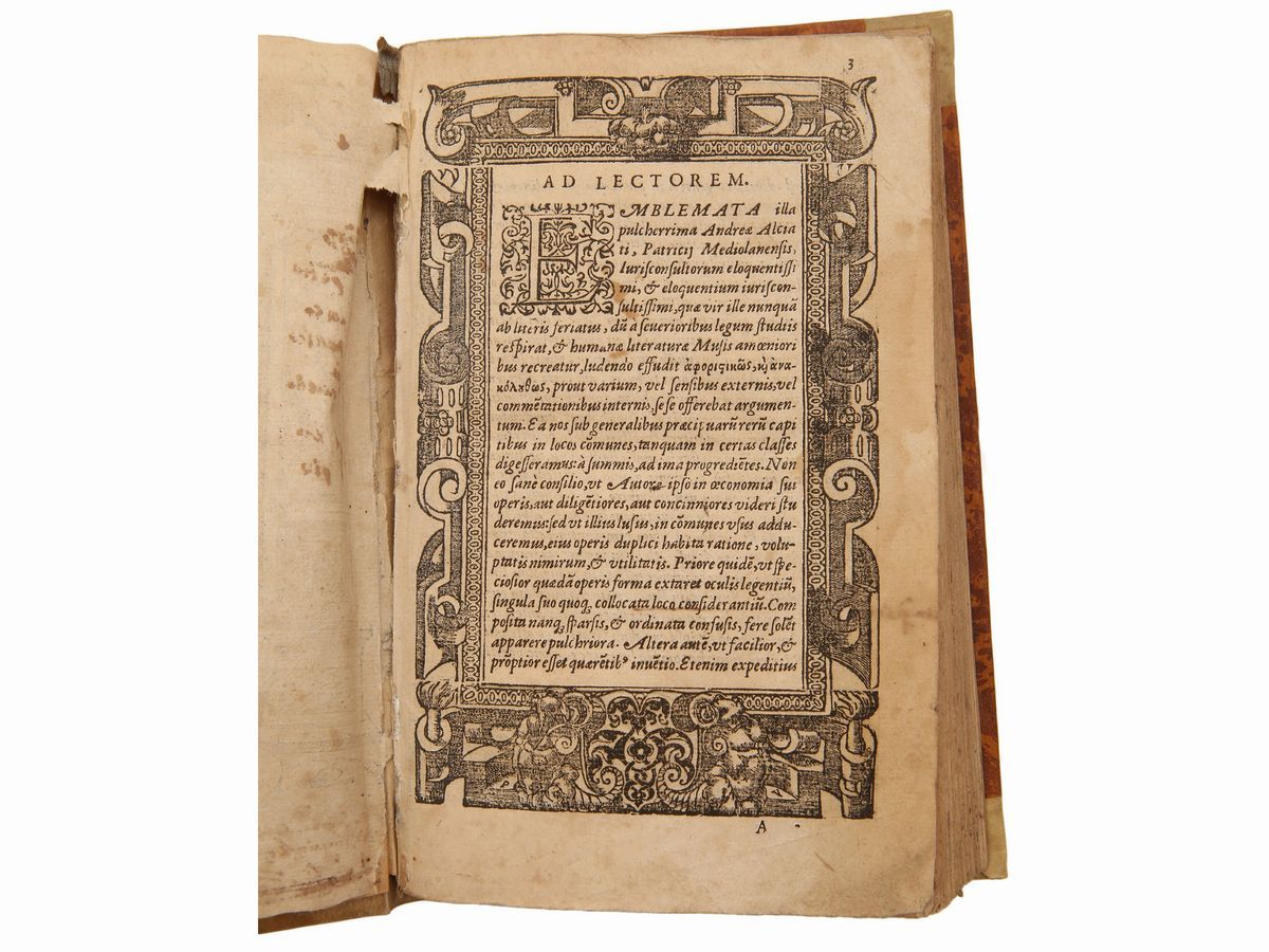 D. And. Alciati Emblemata Denuo Ab Ipso Autore Recognita