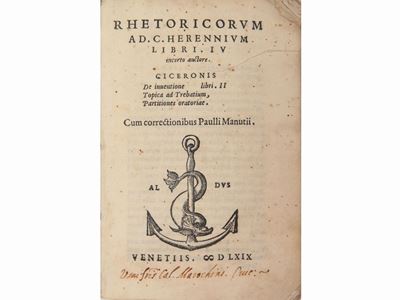 Rhetoricorum Ad C. Herennium Libri IV Incerto Auctore...