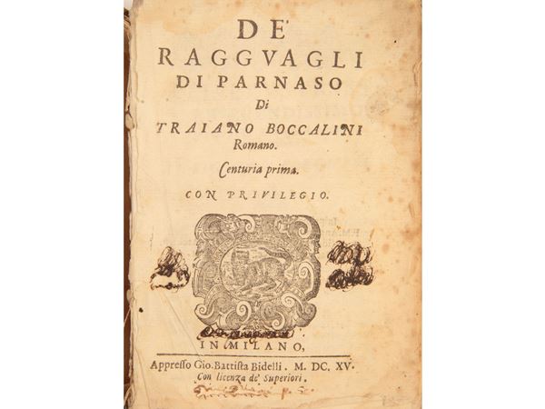Traiano Boccalini - De' ragguagli di Parnaso di Traiano Boccalini romano. Centuria prima