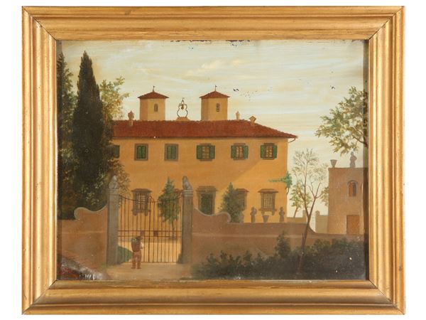 Veduta di villa 1876