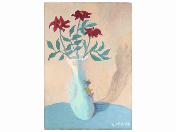 Guido Peyron - Vaso di fiori