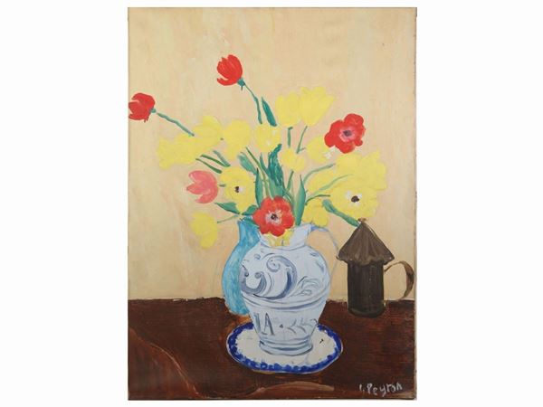 Guido Peyron - Vaso di fiori