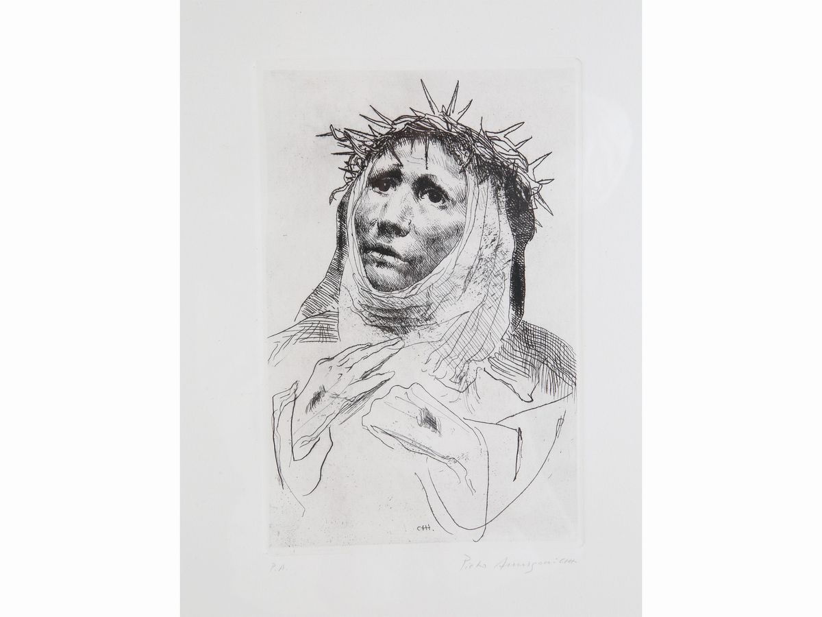 Lotto di Grafica: Alberto Sughi, Sandro Chia e Pietro Annigoni