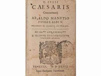 C. Iulii Caesaris Commentarij Ab Aldo Manutio Emendati Et Scholiis Illustrati