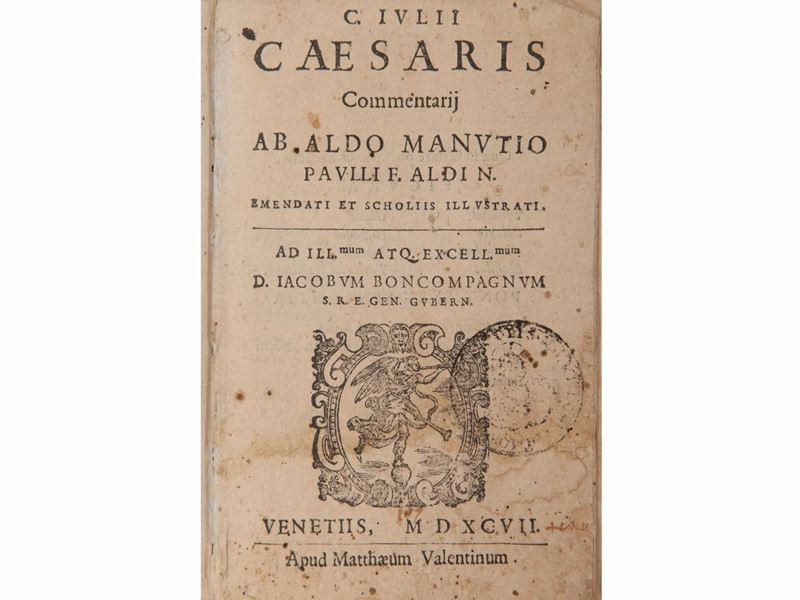 C. Iulii Caesaris Commentarij Ab Aldo Manutio Emendati Et Scholiis Illustrati