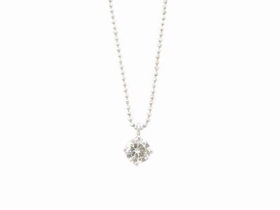 Collana in Oro Bianco con Diamante