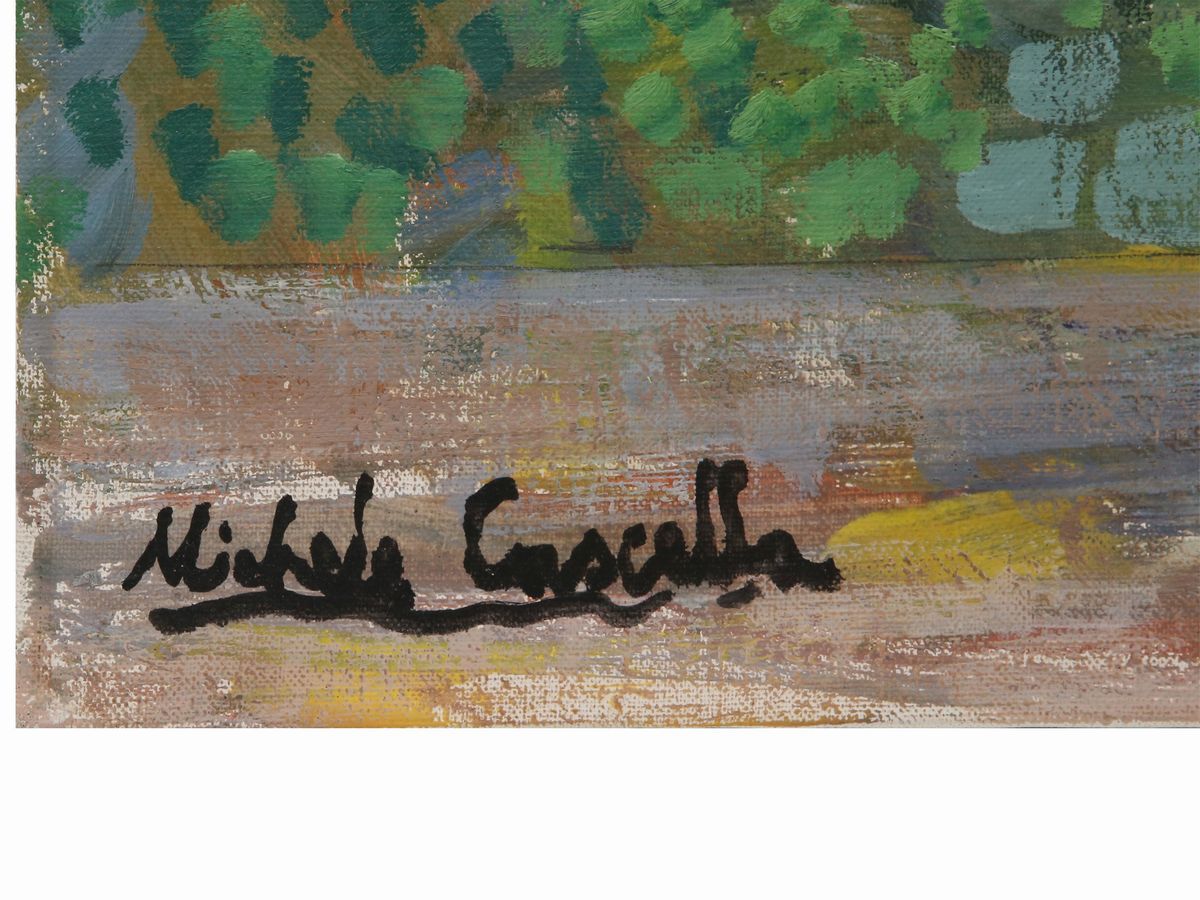 Michele Cascella - Rose Gialle e Pompelmi 1972