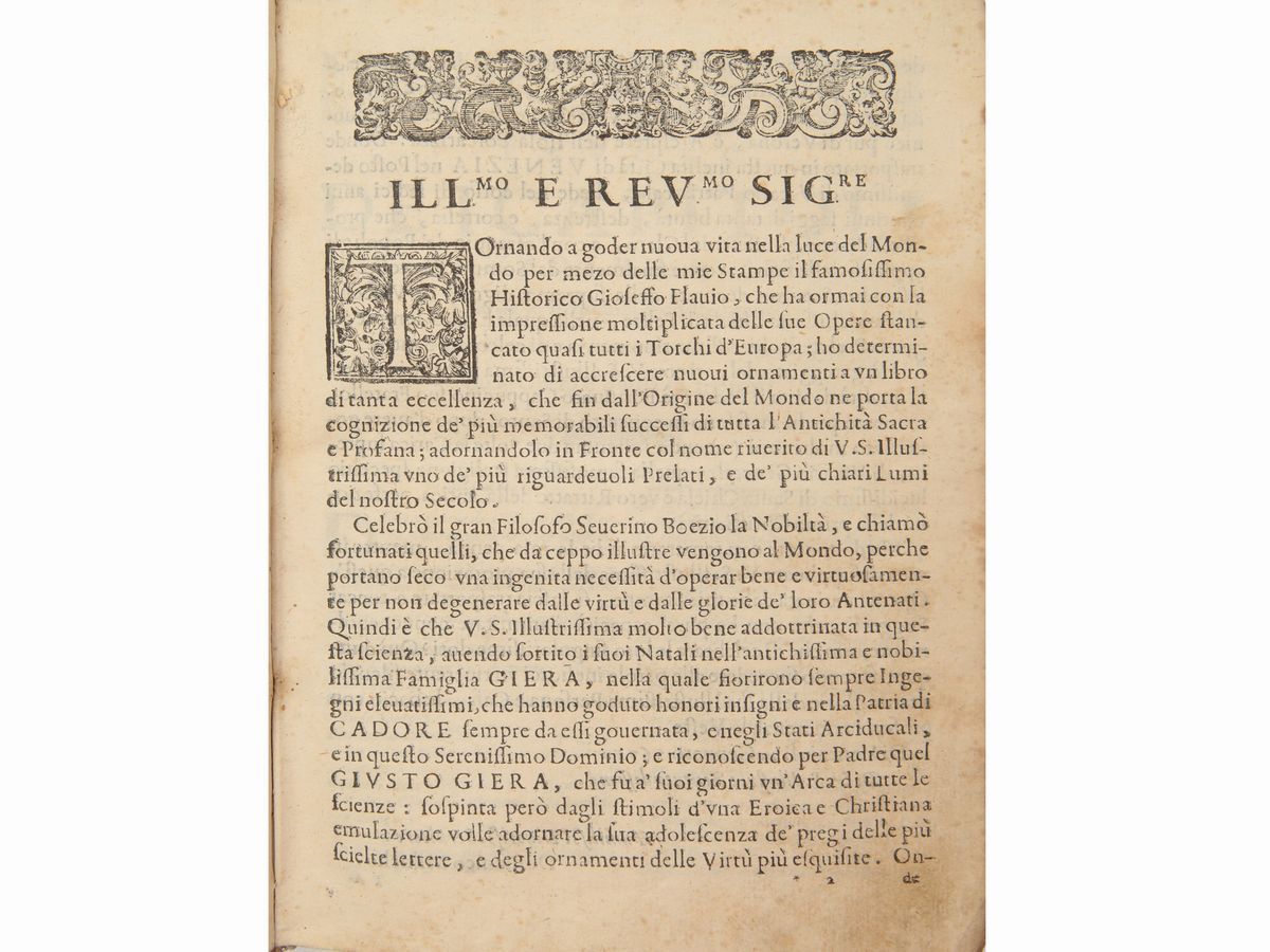 Flavius Iosephus - Delle Antichità, e Guerre Giudaiche