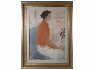 Donna con Fiori