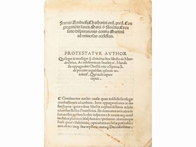 Excusatio Disputationis Contra Martinum... - Disceptationvm - Summa Doctrinae...