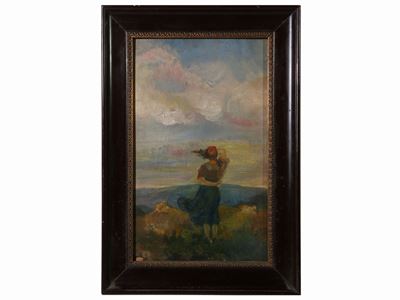 Fanciulla in un Paesaggio