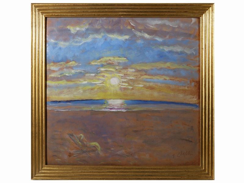 Elisabeth Chaplin - Paesaggio al Tramonto 1959