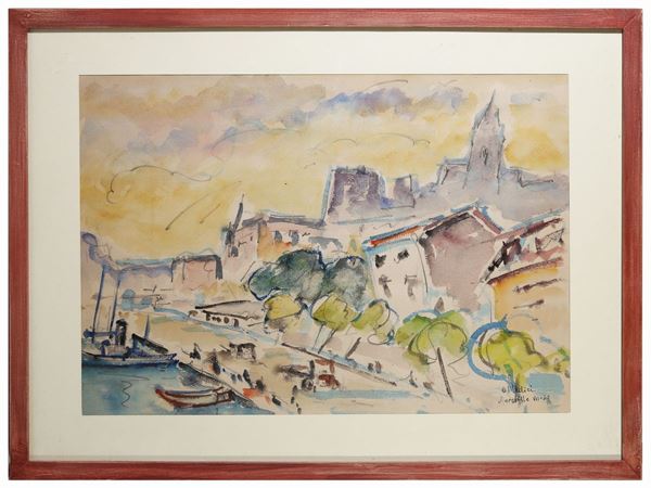 Osvaldo Medici Del Vascello : Marseille 1949  - Auction Modern and Contemporary Art - Maison Bibelot - Casa d'Aste Firenze - Milano