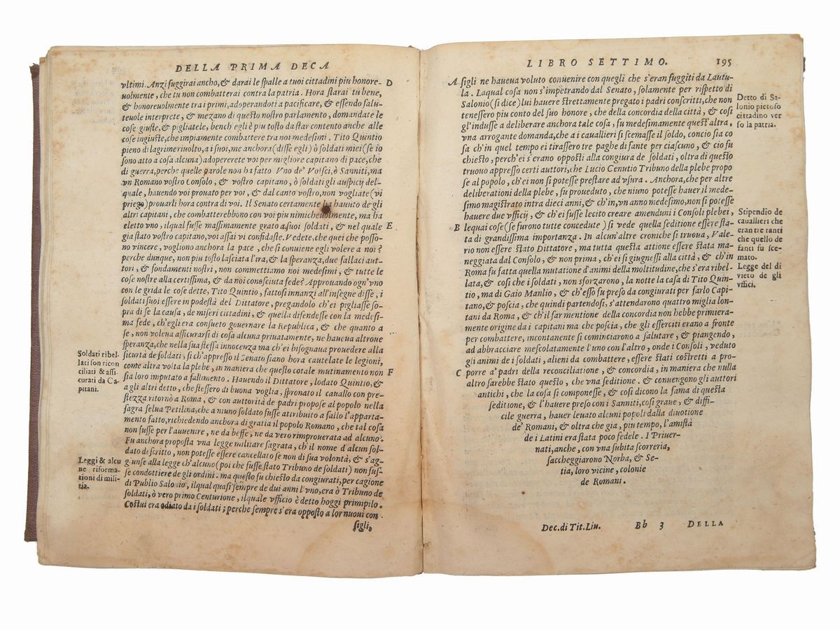 Titus Livius - Deche di T. Livio Padovano Dell'istorie Romane... Prima Parte