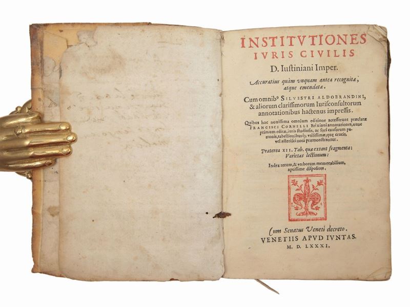 Institutiones Iuris Ciuilis D. Iustiniani Imper...