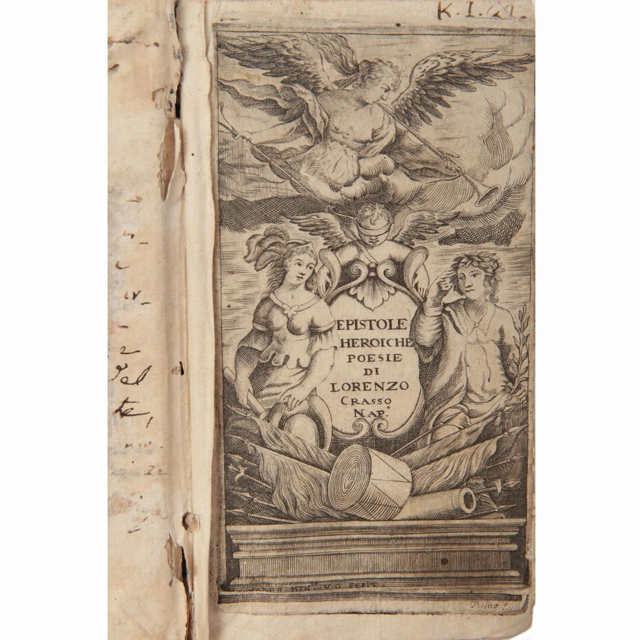 Epistole Heroiche Poesie di Lorenzo Crasso Napoletano
