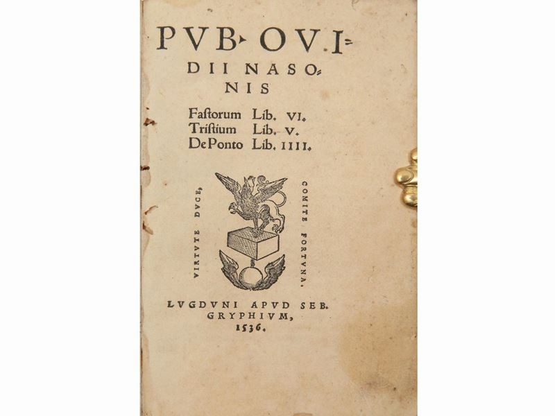 Publius Ovidius Naso Ovidio - Fastorum Lib. Vi. Tristium Lib. V. De Ponto Lib. Iiii