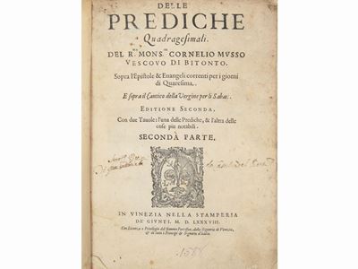 Delle Prediche Quadragesimali... Seconda Parte