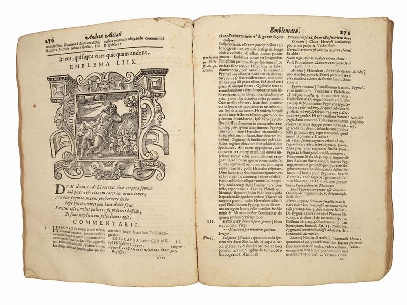 Andrea Alciati - [emblemata Cum Commentariis Claudii Minois I. C. Francisci Sanctii Brocensis]